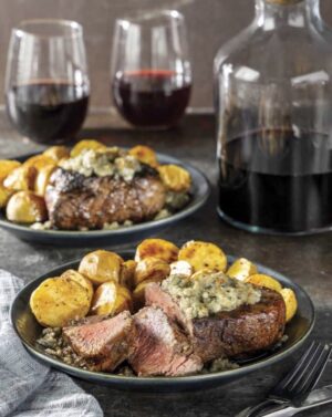 Blue Cheese Crusted Filets