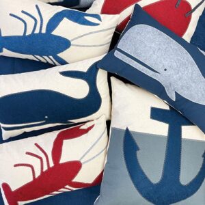Nautical beach towels