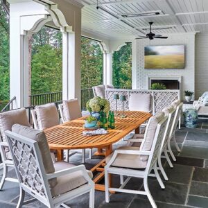 back porch dining