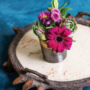 Black forest floral design