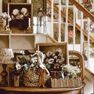 Stairwell floral photos