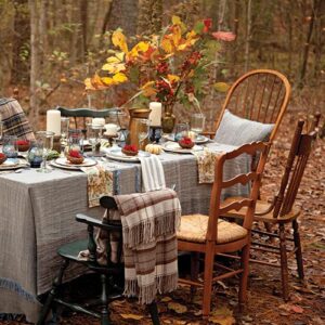 Fall Outdoor Table Setting