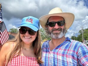 Walt Merrell and Daughter