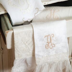 Embroidered linens
