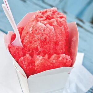 plum snow cone