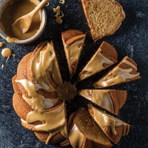 Bundt cake sliced
