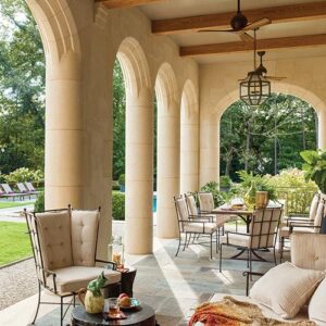 Outdoor patio dining