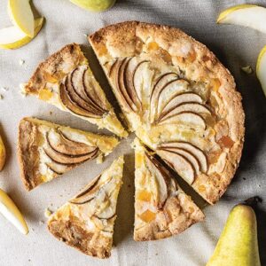 Pear ginger cake