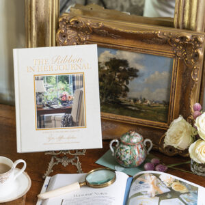 Ribbon in Her Journal Staged