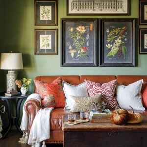 Fall decor living room