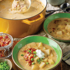 Loaded baked potato soup