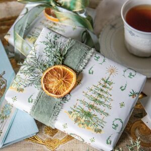 Exclusive Blissful Holiday Gift Wrap Collection - Blue