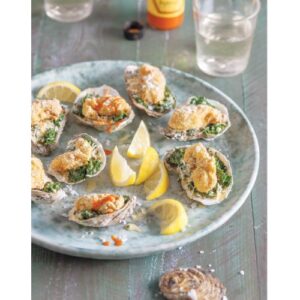 Growing Up Cajun Expanded 2025 featuring oysters on the half shell