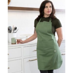 Woman in Green Apron
