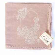 Exclusive Busatti Linens: 'Southern Lady Rose' - Exclusive Briscola Raso Napkin - Floral Basket