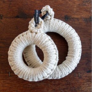 Handmade Crocheted Round Trivet Sets - Image 11