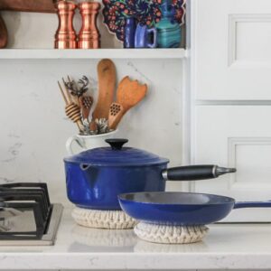 Handmade Crocheted Round Trivet Sets - Image 13