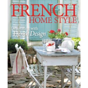 French Home Style 2025 featuring rustic white outdoor dining table