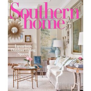 Southern Home May_June 2025 cover featuring neutral living room