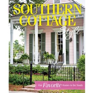 Southern Cottage 2025 cover featuring Pink front porch of home