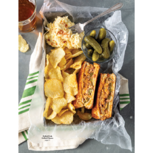 Taste of the South May / June 2025 Sandwich and chips in basket