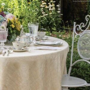 TeaTime Magazine May_June 2025 cover featuring teapot on outdoor tablescape