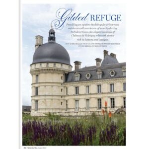 Victoria May_June 2025 featuring gilded refuge outdoor castle