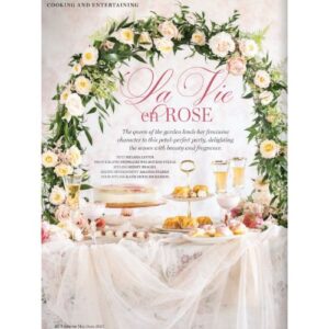 Victoria May_June 2025 featuring la vie en rose table scape for party