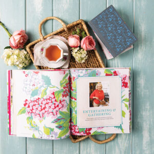 Southern Mirror Chapter Page with Flowers and Tea