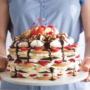 Layer Cake Magazine contents featuring strawberry shortcake