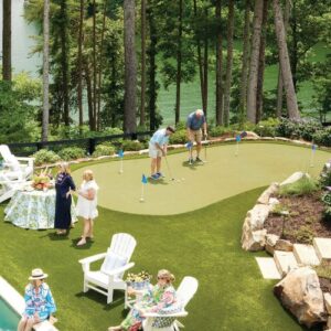 Southern Lady July/ August Issue featuring putting green by the lake