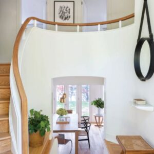 Southern Home July_August 2025 featuring curved staircase