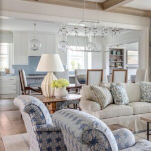 Southern Home July_August 2025 featuring beach house living room