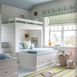 Southern Home July_August 2025 featuring white and blue bunk beds
