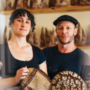 Haley Smith and Chris Frazier 2025 BOSCOYO BAKING COMPANY