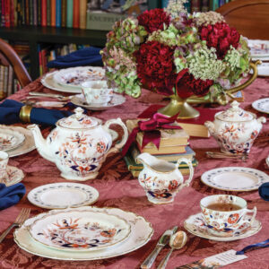 A Bookish Teatime: Afternoon tea in the library