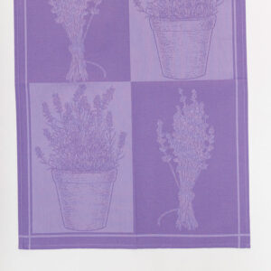 Purple lavender tea towel