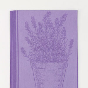 Purple lavender tea towel