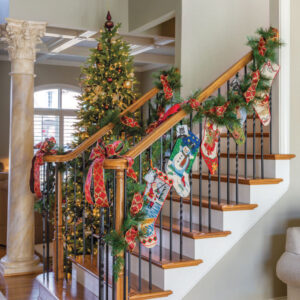 Staircase with stocking