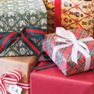 Wrapped christmas gifts