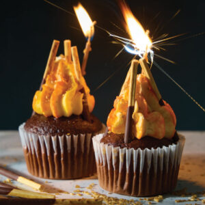Campfire cupcakes