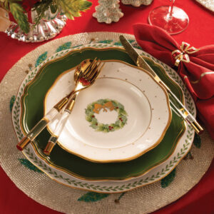 Christmas place setting