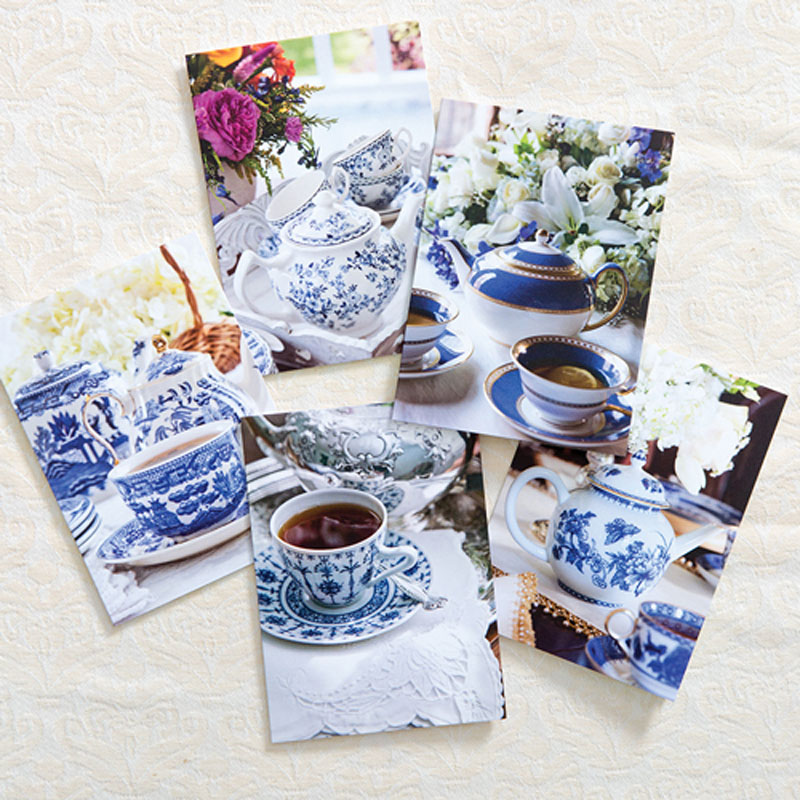 TeaTime Blue & White Notecards