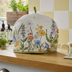 Garden Tea Cosy on kitchen counter