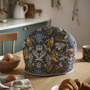 Blue floral tea cosy