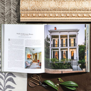 Garden District internal spread with historic home