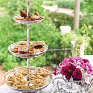 3 tier tray with treats