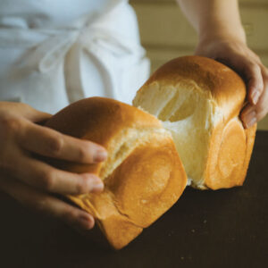 Bread pulling apart