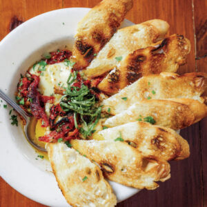 Dip with bread