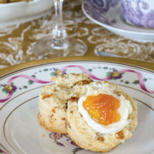 Biscuit with jam